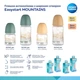 Бутылочка для кормления Canpol babies Easystart MOUNTAINS антиколиковая с широким отверстием 120 мл зеленая (35/242_gre) - изображение 5