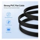 Кабель для передачі даних SATA 3 Data Cable 0.5m 90° corner US217 Black Ugreen (30797) - зображення 4