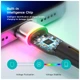 Дата кабель USB 2.0 AM to Lightning 2.0m 2.4A LED black Essager (EXCL-XCDA01) - изображение 10