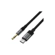 Кабель мультимедийный USB-C to 3.5mm M 0.15m black Acefast (6974316285274) - изображение 6