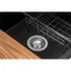 Мойка кухонная GRANADO Optimal Artes black shine (+ змішувач Badalona LUX inox + дозатор Redondo inox + ко (ksg1201) - изображение 4