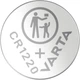 Батарейка Varta CR1220 Lithium (06220101401) - зображення 2