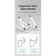 Подставка для ноутбука Vention Laptop X-type Stand White ABS 83-170мм (KDNW0) - изображение 4