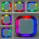 Портативна колонка K12 Mini RGB з 2-ма мікрофонами (9*9*7 см) бежева - зображення 5