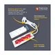 Сетевой удлинитель TECCO 3м 2 поста white (8681277841118) - изображение 5