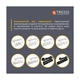 Сетевой удлинитель TECCO 3м 2 поста white (8681277841118) - изображение 6