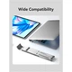 Подставка для ноутбука Vention Laptop X-type Stand Silver Aluminum Alloy (KDMI0) - изображение 10