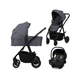 Коляска Lionelo 3 в 1 AMBER PLUS 3IN1 GREY GRAPHITE (LO-AMBER PLUS 3IN1 GREY GRAPHITE) - изображение 1