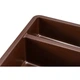Мойка кухонная GRANADO Under top DOUBLE marron (gr3406) - изображение 4