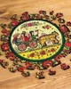 Пазл деревянный UkrainianPuzzles Петриковская свадьба - изображение 4