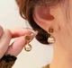 Сережки деликатные подвески 2.5х1 см jewelry Коричневые - изображение 8