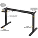 Каркас столу Mealux Powerframe Lite Black з електродвигуном (арт. BS-10 Black) - изображение 6