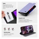 Чехол-книжка для Xiaomi Redmi Note 15 Pro 4G, OneFold Case, Фиолетовый, из экокожи (PU) и TPU, с магнитом, с подставкой и отделением для карт, трансформируемый в подставку, противоударный, защита всего корпуса, ArmorStandart (ARM89987) - изображение 4