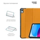 Чехол-книжка на планшет Apple iPad 10.9 (2022) A2696/A2757/A2777/10.9 (2024)/11 (2025) A16, Smart Case, Orange, подставка для планшета 10.9 ,11 , кожаный, микрофибра, на магните, ArmorStandart (ARM89213) - изображение 4
