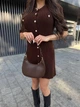 Платье женское мини One size Шоколад (003520) - изображение 5