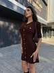Платье женское мини One size Шоколад (003520) - изображение 7