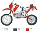 Збірна модель 1:9 мотоцикл B.M.W. R80 G/S 1000 Paris Dakar 1985 Italeri 4641 - изображение 4