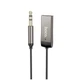 Bluetooth-ресивер Hoco E78 Benefit Metal Gray с кабелем 3.5 мм для автомобилей - изображение 6