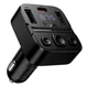 FM-трансмиттер Hoco E87 Delta 35W USB Type-A USB Type-C Быстрая зарядка Черный - изображение 1