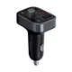 FM-трансмиттер Baseus S-09 Pro Series с быстрой зарядкой USB Type-A и USB Type-C черный - изображение 7