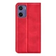 Чехол Taba Retro-Skin для Motorola Moto G05 книжка кожа PU с визитницей красный - изображение 6