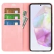 Чехол Taba Retro-Skin для Samsung Galaxy A36 / A366 книжка кожа PU с визитницей розовый - изображение 2