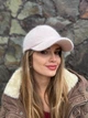 Бейсболка кепка з ангори жіноча тепла Zefur One size бежева - изображение 2