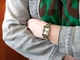 Женские часы Casio Collection LTP-1234PSG-7AEG — аналоговые, минеральное стекло, двухцветный браслет - изображение 8