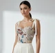 Корсетний топ у вінтажному стилі з гобелена та мережива Honey Fashion Accessories М бежевий (10-27) - зображення 1