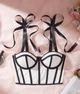 Жіночий корсет у білизняному стилі з контрастним оздобленням Honey Fashion Accessories М білий (10-20) - зображення 2
