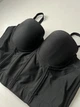 Короткий корсет-бюстьє з чашками Honey Fashion Accessories XS чорний (10-28) - зображення 4
