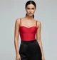 Короткий корсет-бюстьє з чашками Honey Fashion Accessories S червоний (10-28) - зображення 1