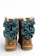 Угги UGG Kids Bailey Bow Squiggles (s/n 1145593K), Коричневый, Размер 36 (US 4), 22.5 см - изображение 5