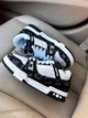Кросівки жіночі Trainer Sneaker Black White натуральна шкіра текстиль 36р чорно-білий - изображение 2
