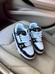 Кросівки жіночі Trainer Sneaker Black White натуральна шкіра текстиль 36р чорно-білий - изображение 5