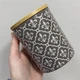 Банка керамічна з бамбуковою кришкою 500 мл 10х10х12,5 см ORNAMENT Limited Edition JH6009-6 коричнева - зображення 3