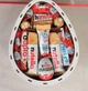 Солодкий подарунок з цукерок Kinder Прозорий Mix на Новий Рік на День народження 25см на День закоханих на 8 Березня - изображение 2