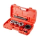 Набор плашек трубных 3 шт, для нарезки резьбы: 1/2"; 3/4"; 1" INTERTOOL SD-8003 - изображение 1