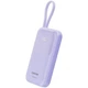 Батарея универсальная Canyon 10000mAh OnPower 101 PD/22.5W built-in cable Purple (CNS-CPB101PU) CANYON CNS-CPB101PU 928282 - изображение 2