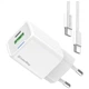 Зарядний пристрій ColorWay C101A GaN Mini 20W PD PPS USB-C + USB-A QC4.0 + cable USB-C to USB-C black (CW-CHS062PDC-WT) ColorWay CW-CHS062PDC-WT 925729 - зображення 1