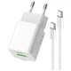 Зарядний пристрій ColorWay C101A GaN Mini 20W PD PPS USB-C + USB-A QC4.0 + cable USB-C to USB-C black (CW-CHS062PDC-WT) ColorWay CW-CHS062PDC-WT 925729 - зображення 4