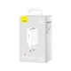 Зарядное устройство Baseus 2xUSB-C 65W + 1xUSB GaN + cable USB-C to USB-C 100W 1.0m white (CCGP120202) Baseus CCGP120202 925815 - изображение 6
