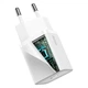 Зарядний пристрій Baseus Super Si Quick Charger 1C 20W EU White (CCSUP-B02) Baseus CCSUP-B02 925365 - зображення 2