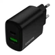 Зарядний пристрій Canyon OnCharge 250 25W 1xPD 1xQC EU Black (CNE-CHA250-31) CANYON CNE-CHA250-31 925604 - зображення 1