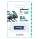 USB флеш накопитель Wibrand 64GB Chameleon Blue USB 2.0 (WI2.0/CH64U6U) Wibrand WI2.0/CH64U6U 1078119 - изображение 2