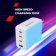 Зарядний пристрій Canyon CU100ACC GaN 100W 3xPD 1xQC EU White (CNS-CUW100ACC) CANYON CNS-CUW100ACC 925524 - зображення 10