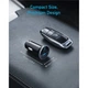 Зарядний пристрій Anker PowerDrive 323 30W PD + 22.5W USB-A Black (A2735G11) ANKER A2735G11 925420 - зображення 2