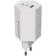 Зарядний пристрій Canyon HEXAGON 65 GaN 65W 2xPD 1xQC EU White (CND-CHAHEX65W) CANYON CND-CHAHEX65W 925527 - зображення 1