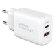 Зарядний пристрій Armorstandart 1xUSB-C PD20W + 1xUSB QC3.0 GaN white (ARM87067) Armorstandart ARM87067 925867 - зображення 4