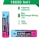 Акумулятор 18650 Li-Ion Vapcell INR18650 N41, 4050mAh, 10A, 4.2/3.6/2.5V - зображення 2